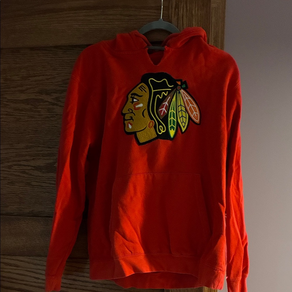 Red Hoodie with Native American Logo